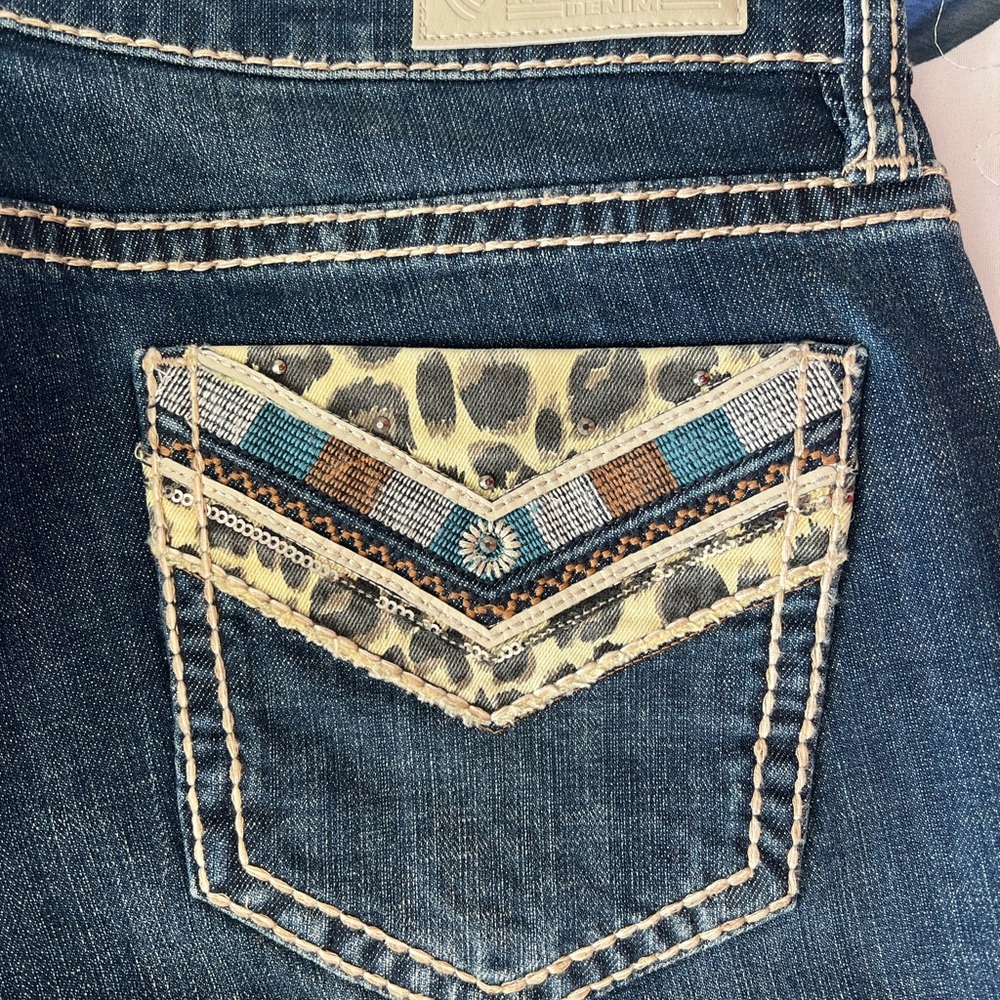 Rock & Roll Denim Boot Cut Jeans, NEW, never worn, Size 32 - Picture 5 of 11